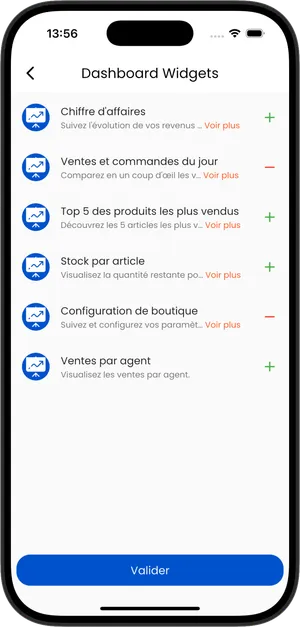 Widgets personnalisés